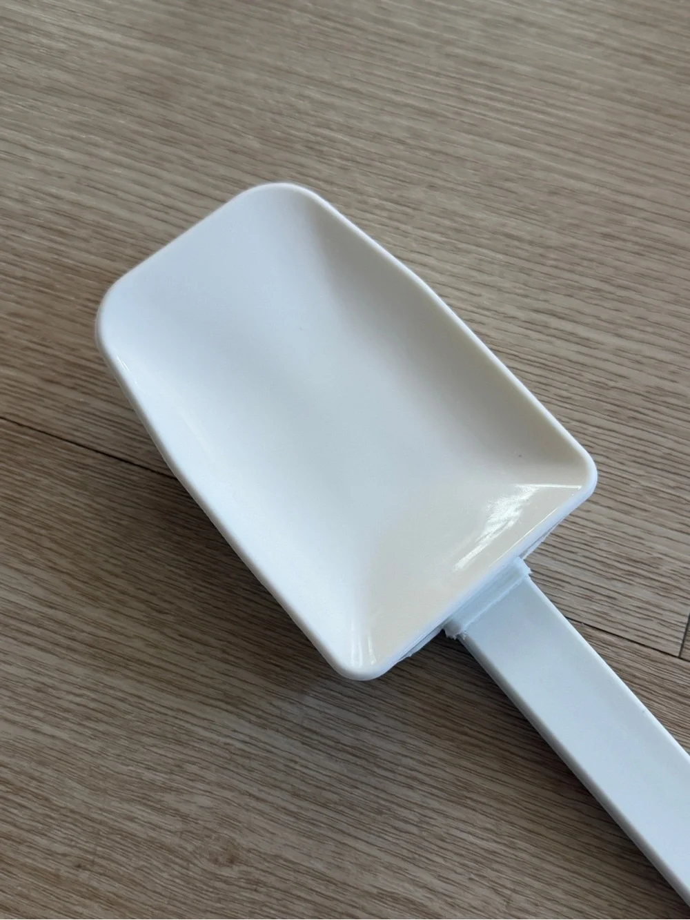 Pampered Chef Mix 'N Scraper Large Heavy Duty Silicone Spatula White USA 12.5”